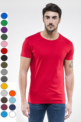 T-Shirt Uomo colorata Modern Fit XL-4XL