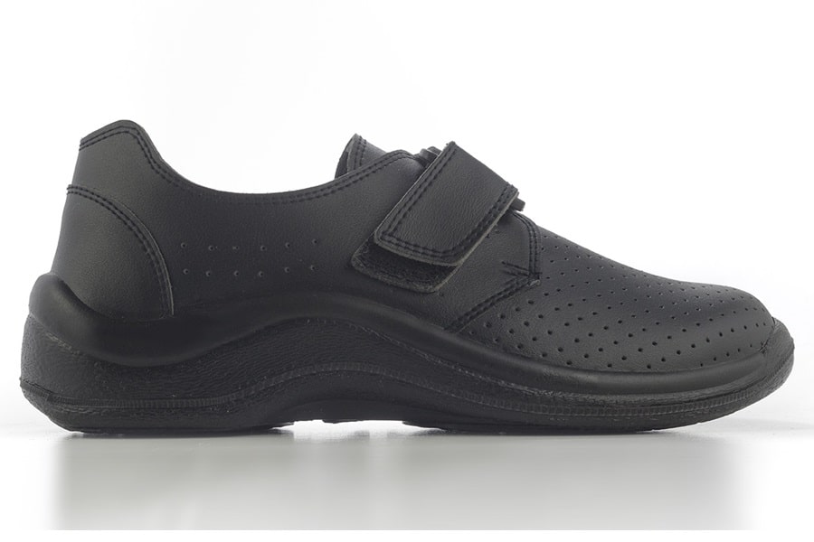 Scarpe MyCodeor Velcro microforate nere - Main Image