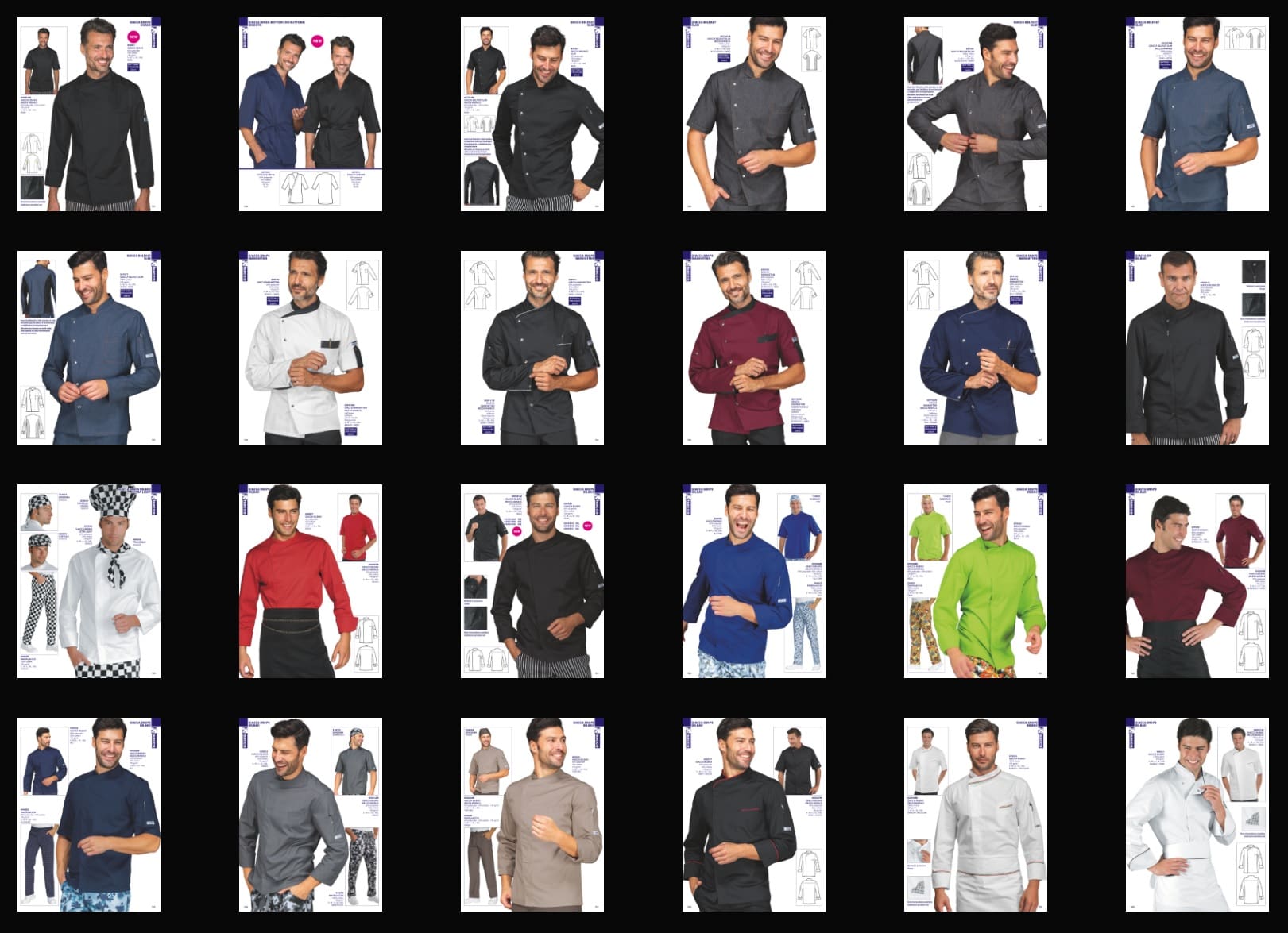 Giacche cuoco Isacco