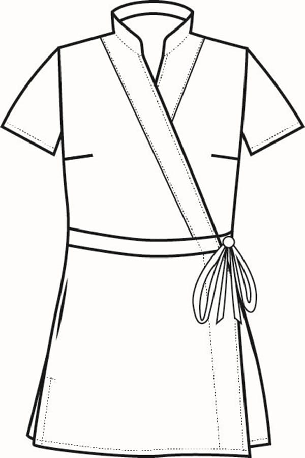 Kimono Soho disegno front
