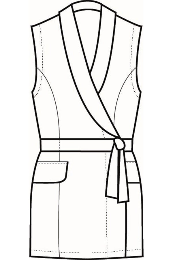 Kimono phoenix disegno front