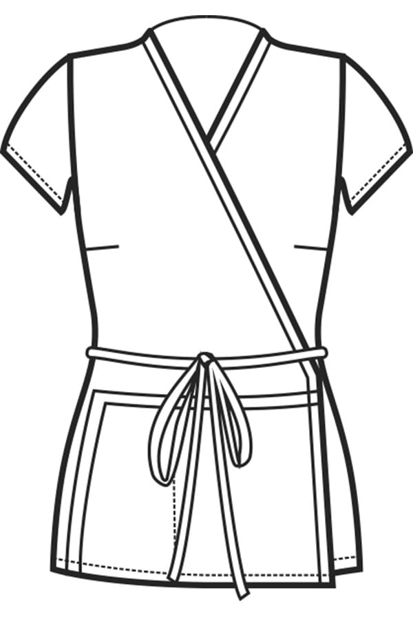 Kimono Tonga disegno front
