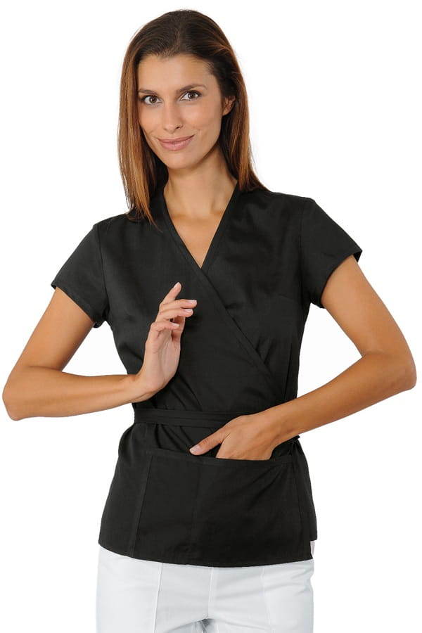 Kimono Tonga polycotone nero