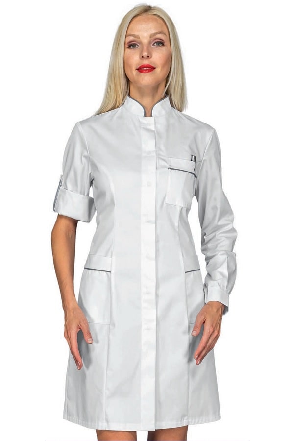 Camice Venezia Bianco profilo grigio