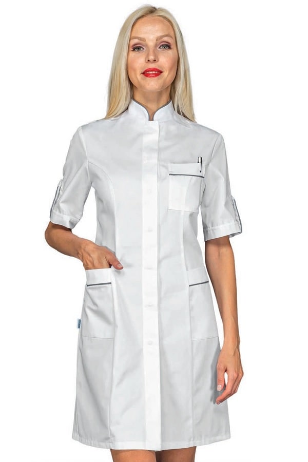 Camice Venezia Bianco profilo grigio