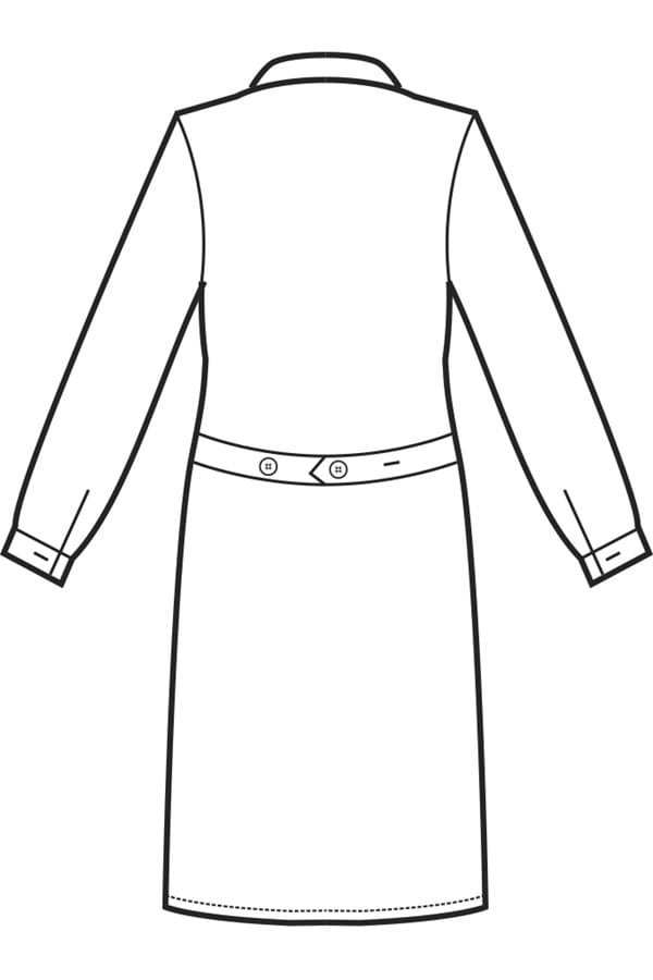 Camice Amburgo 008100 Disegno rear