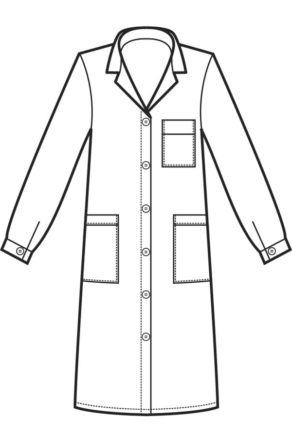 Camice Amburgo 008100 Disegno front