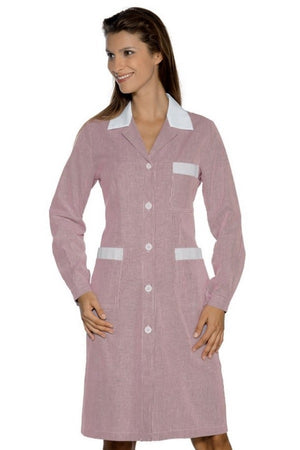 Camice Donna Positano Rigatino bordato Piquet