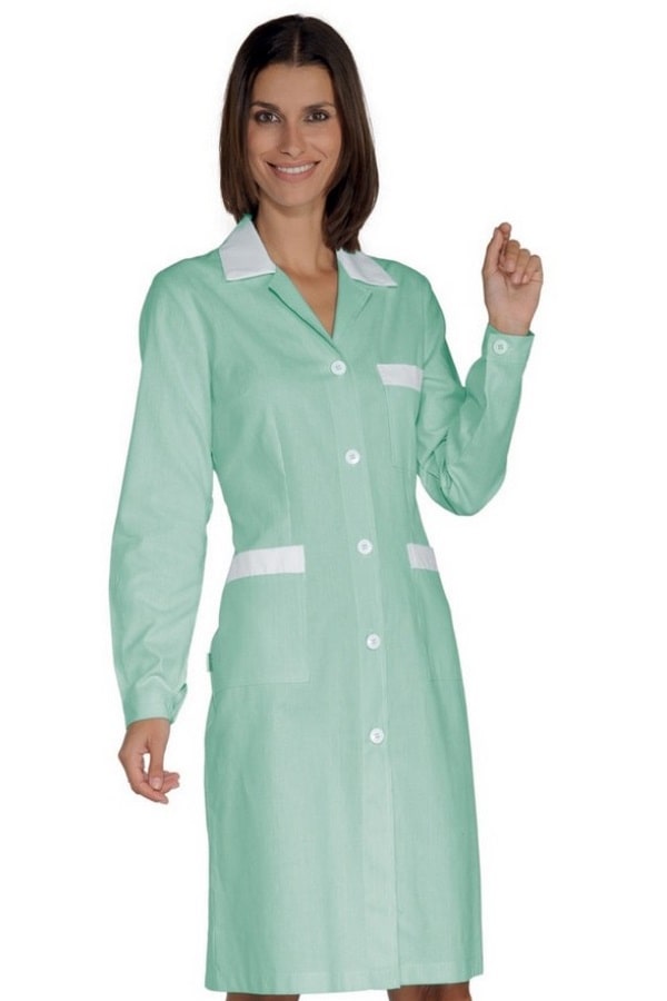 Camice Donna Positano Rigatino bordato Piquet