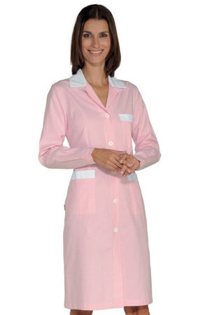 Camice Donna Positano Rigatino bordato Piquet