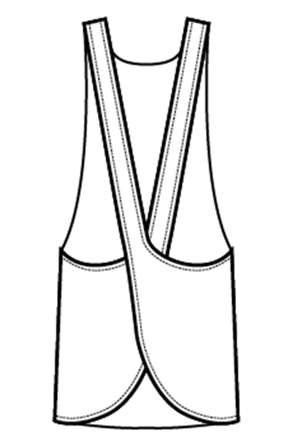 Grembiule Sakura Disegno rear