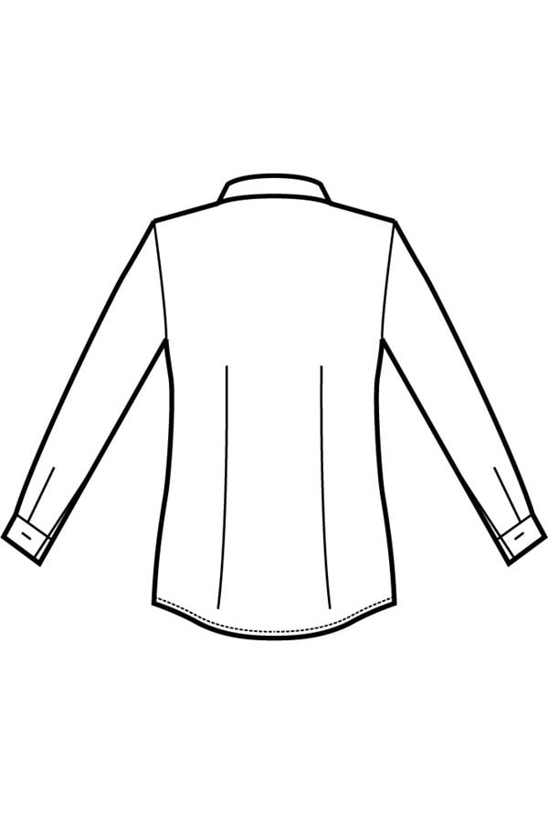 Camicia Donna Isacco disegno rear