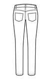 Pantalone Margarita disegno rear