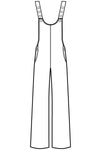 Salopette Super Stretch disegno front