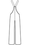 Salopette Super Stretch disegno rear