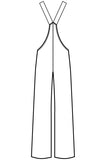 Salopette Super Stretch disegno rear