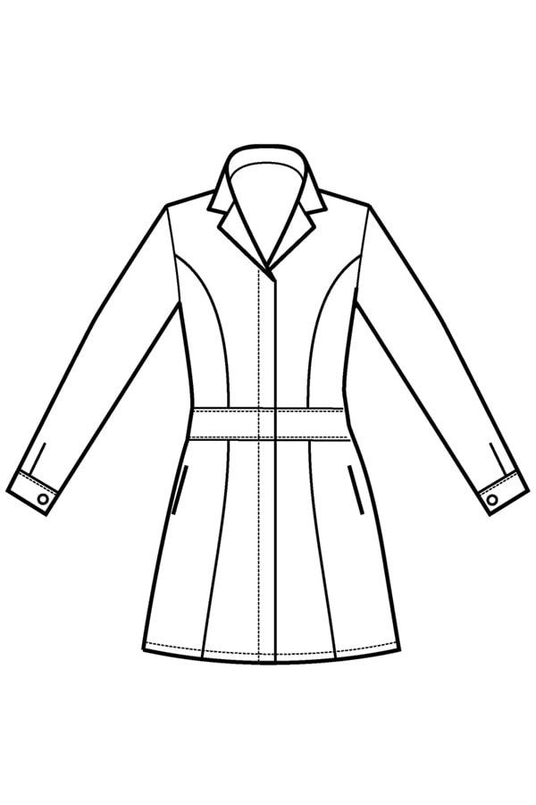 Casacca Rivoli disegno front