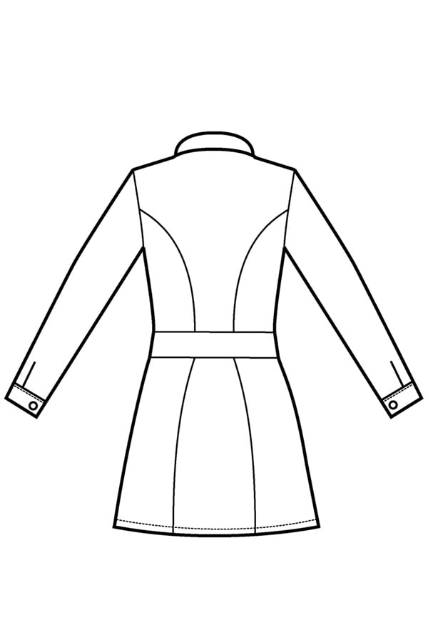 Casacca Rivoli disegno rear