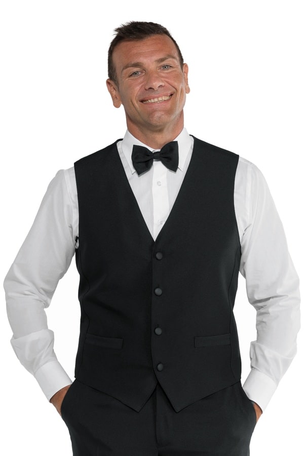 Gilet unisex nero 033001