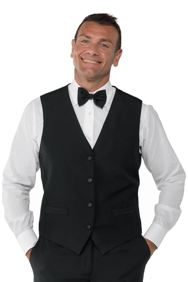 Gilet unisex nero 033001