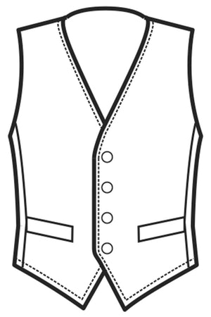 Gilet unisex disegno front