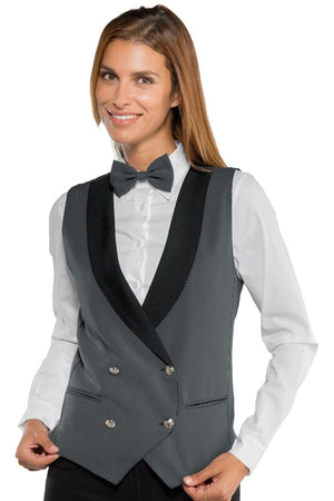 Gilet doppiopetto gessato unisex 033308