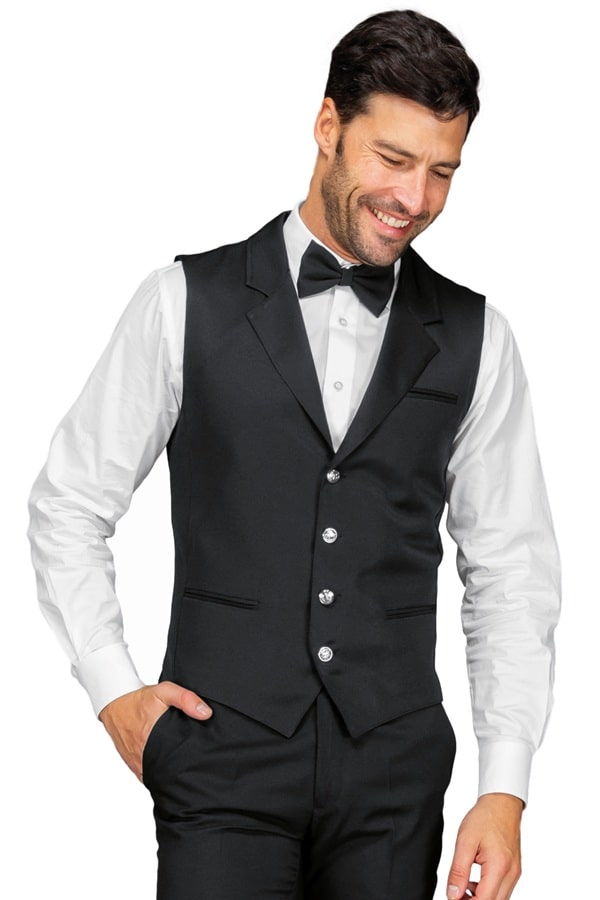 Gilet Wall Street unisex nero 033501