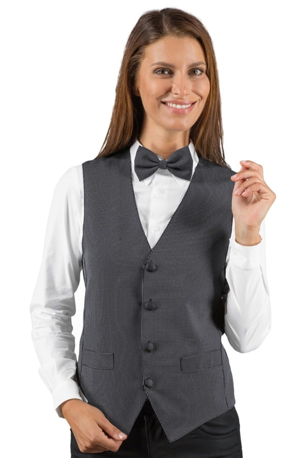 Gilet unisex gessato 034008