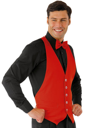 Gilet bolero unisex rosso 035007