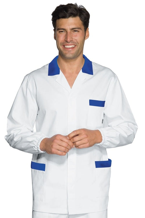 Casacca Peter Bianca Blu Cina 036106
