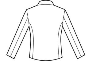 Spencer unisex foderato disegno rear