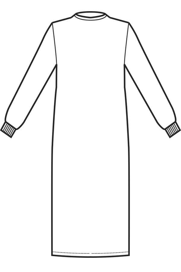 Camice Chirurgo Durban disegno front