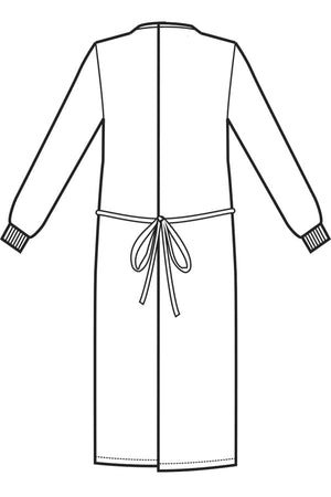 Camice Chirurgo Durban disegno rear