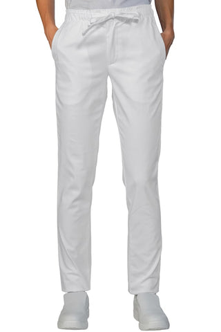 Pantalone Slim Zip Cotone