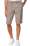 Pantaloncino Slim Zip Tortora
