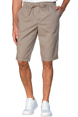Pantaloncino Slim Zip Tortora