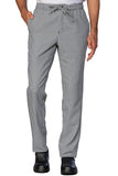 Pantalone Slim Zip Pied de Poule