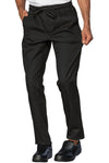 Pantalone Slim Zip Cotone Stretch nero