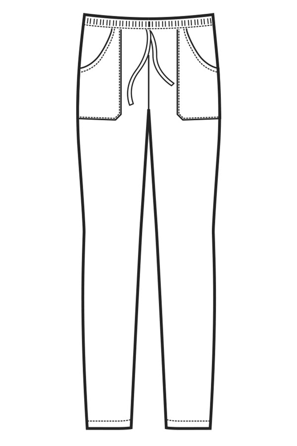 Disegno Pantalone elastico front
