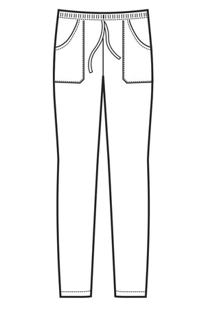 Disegno Pantalone elastico front