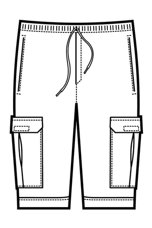 Pantacargo disegno front