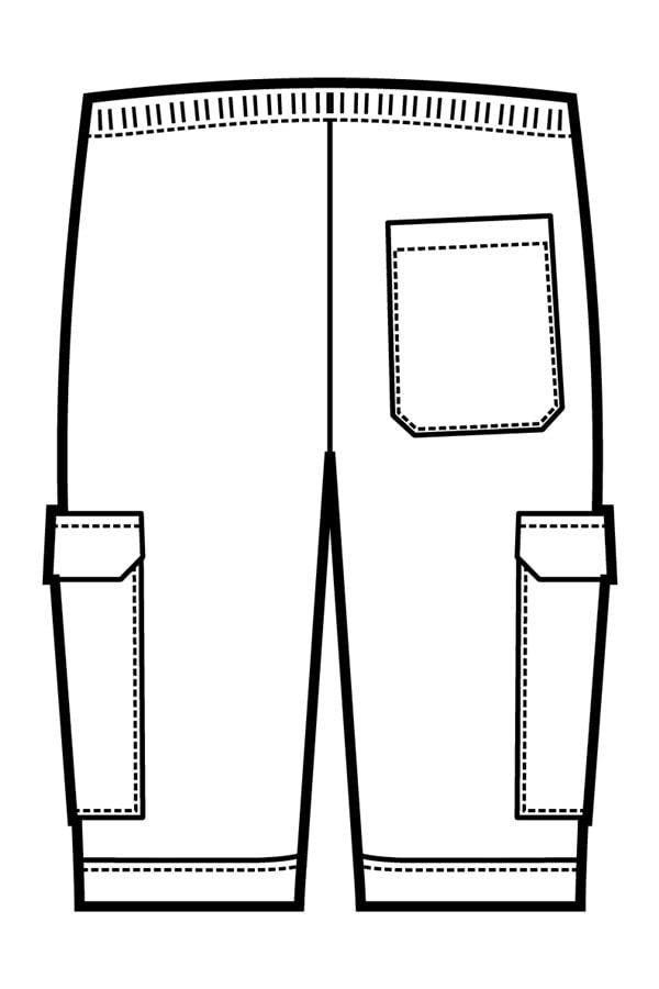 Pantacargo disegno rear