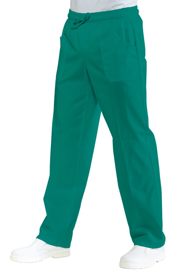 Pantalone con elastico in cotone 044200F