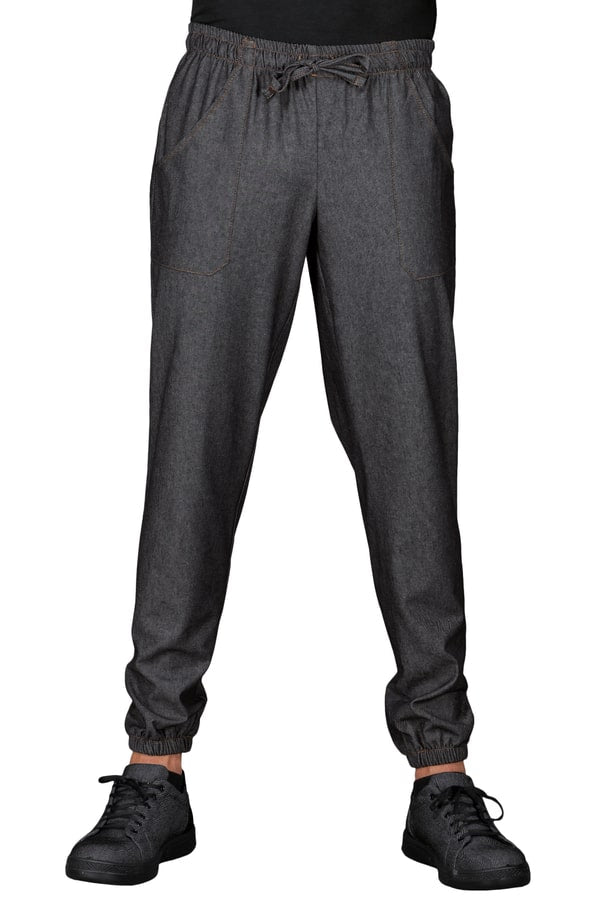 Pantagiaffa light stretch black jeans 044661F