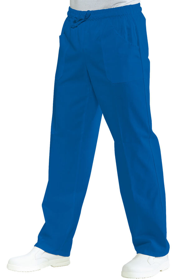 Pantalone con elastico  blu cina 044706