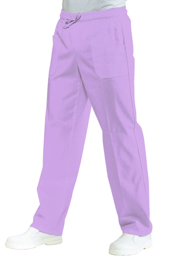 Pantalone con elastico lilla 044727