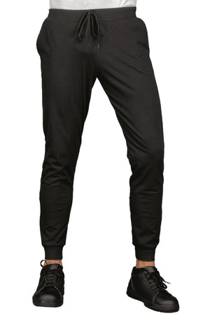 Panta Olimpia Unisex in Cotone elasticizzato Nero 044901