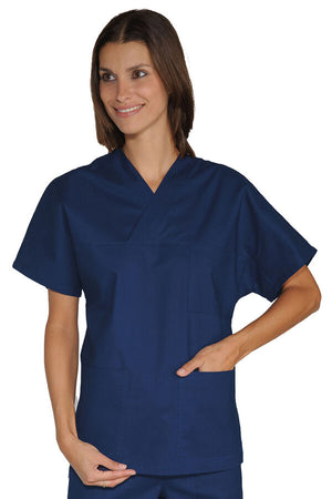 Casacca collo a V Blu 045402