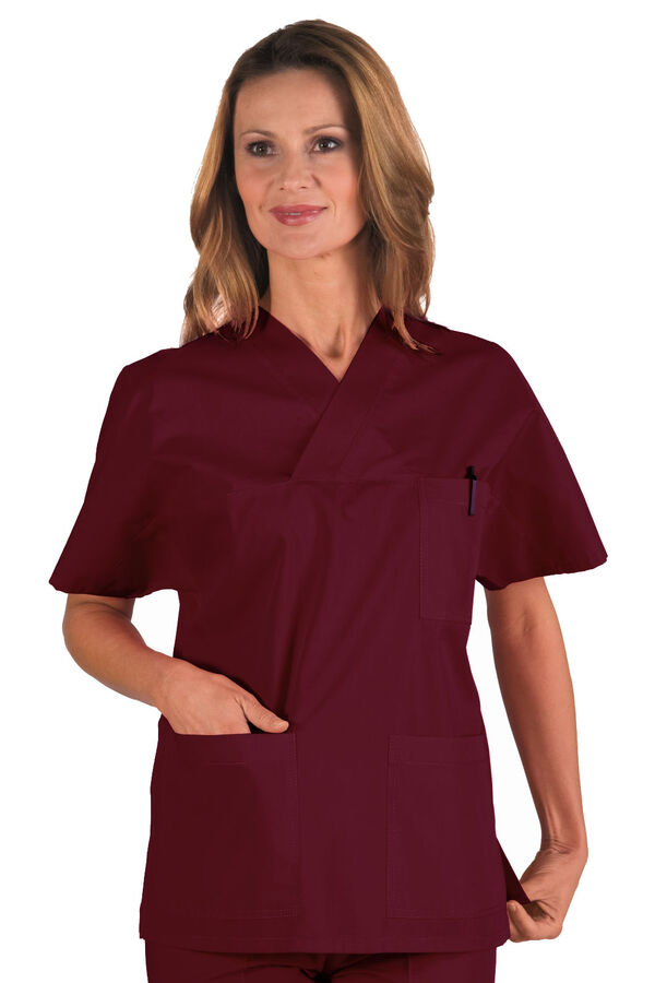 Casacca collo a V Bordeaux 045403