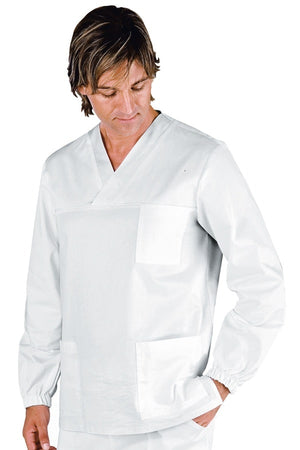 Casacca collo a V maniche lunghe 045900